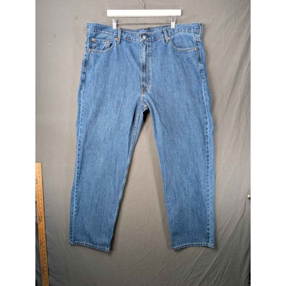 Levi 550 Relaxed Fit Mens Blue Denim Jeans W46 L34 01550-4891